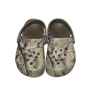 Crocs Kids Camo Realtree Kids Clog Shoe Size 8c